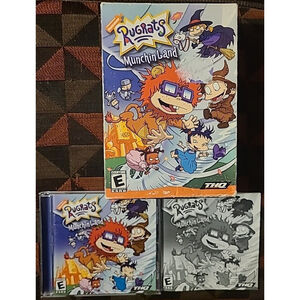 Rugrats: Munchin Land (PC, 2002) Complete In Box CIB Original Cardboard Box Etc